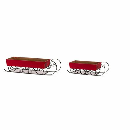 SMARTGIFTS Sleigh Decor - Set of 2 SM3067472